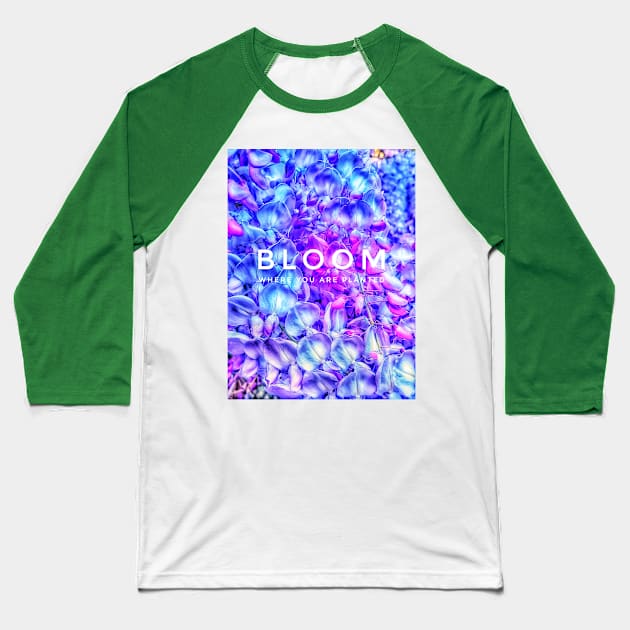 Bloom where you are planted Baseball T-Shirt by kourai